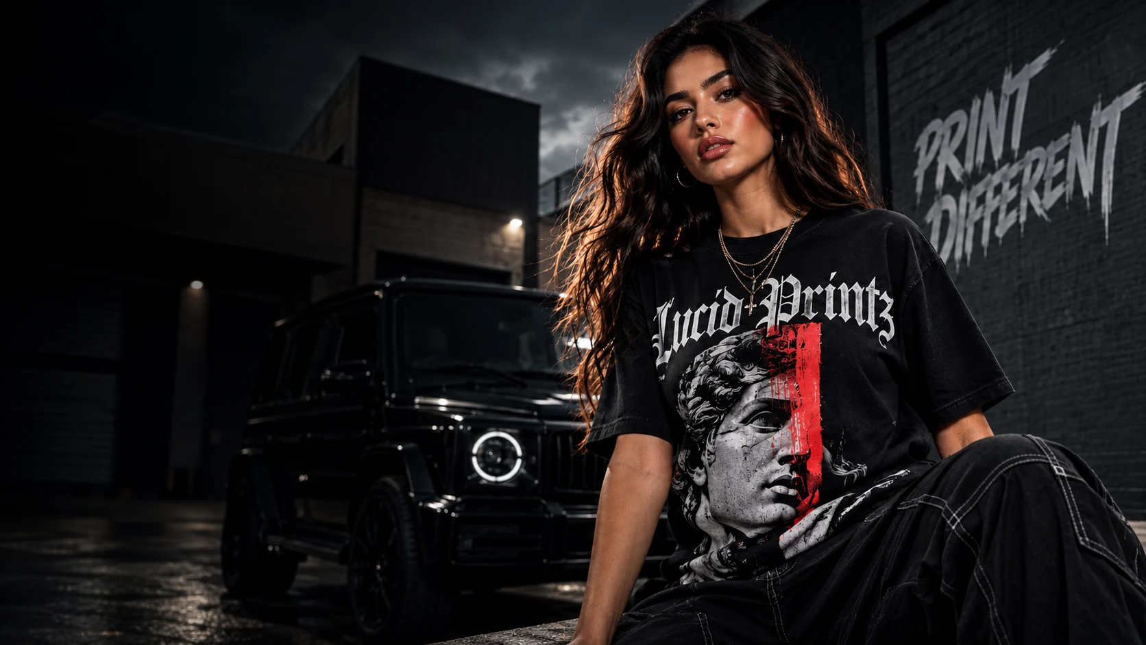 Lucid Printz streetwear campaign