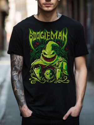 Oogie Boogie Green | Black Premium T-Shirt