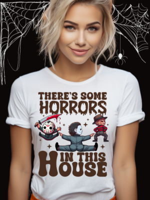 There's Some Horrors in This House v.4 | White Premium T-Shirt