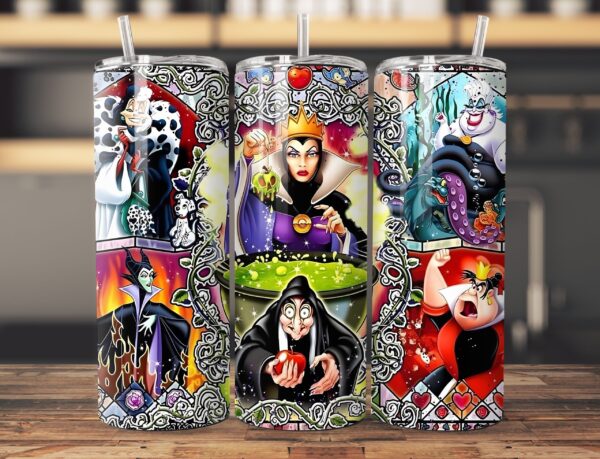 Cartoon Female Villain's 20oz. Tumbler