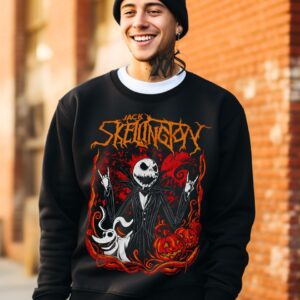 Jack & Zero Red | Black Premium Crewneck Sweatshirt