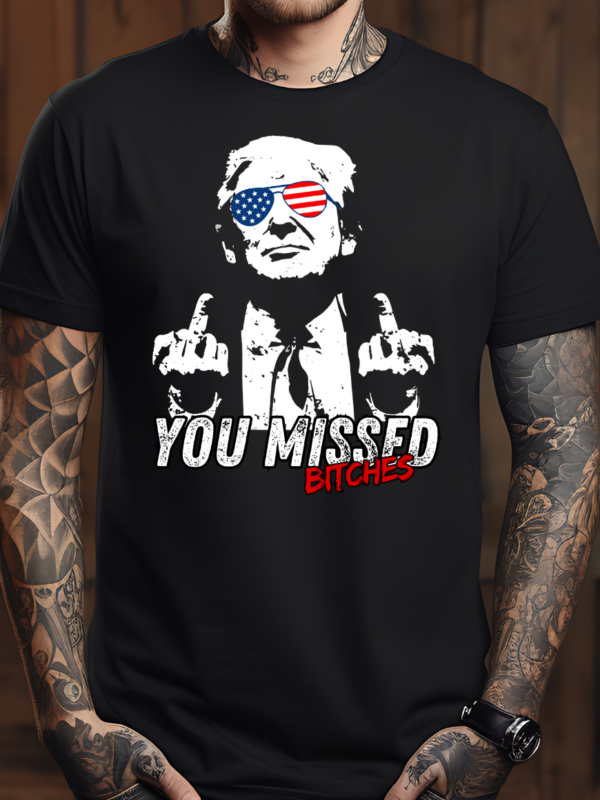 You Missed Bitches v1 | Black Premium T-Shirt