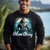 Maui Strong Warrior Teal | Black Premium Crewneck Sweatshirt