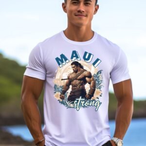 Maui Strong Warrior v2 | White Premium T-Shirt