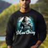 Maui Strong Warrior Teal | Black Premium Crewneck Sweatshirt