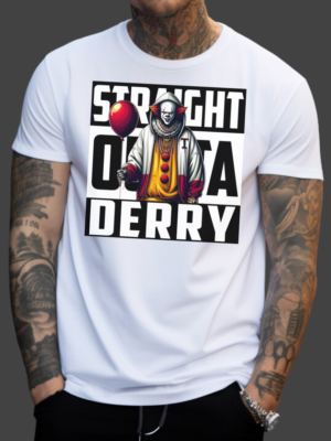 Straight Outta Derry | White Premium T-Shirt