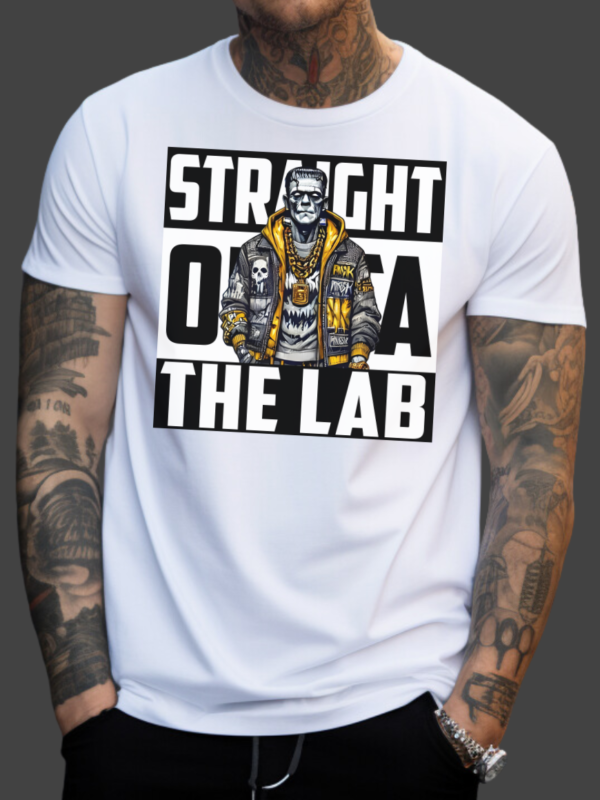 Straight Outta The Lab | White Premium T-Shirt