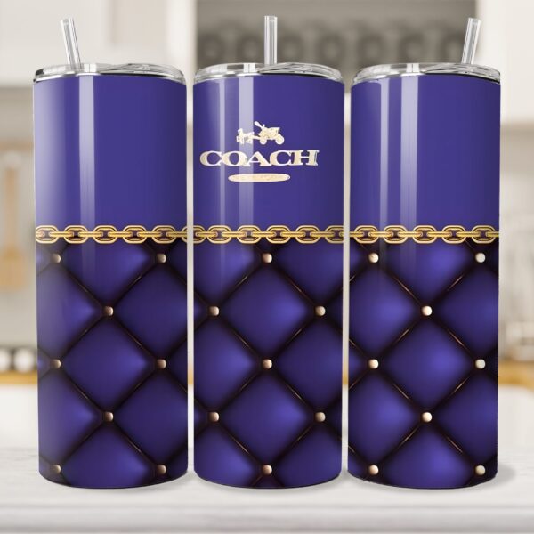 Purple Luxury Puff Diamond Purse 20oz. Tumbler
