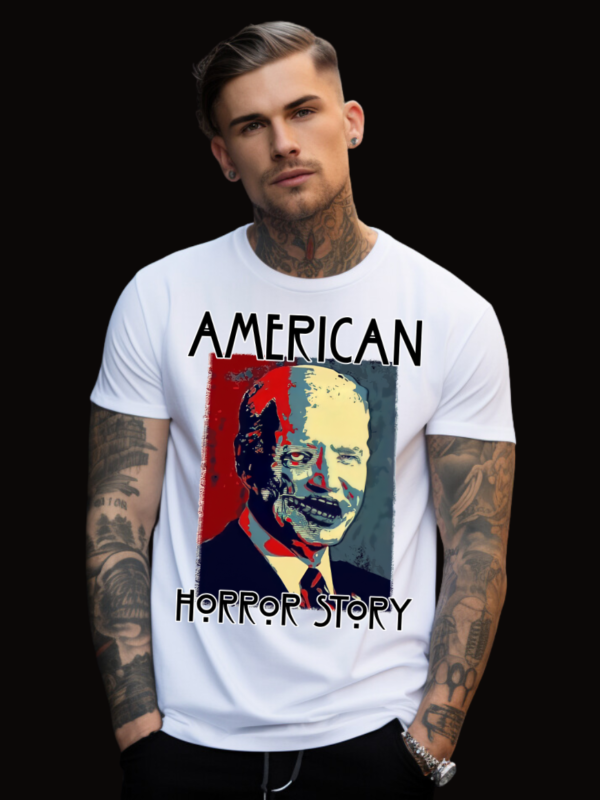 Biden American Horror Story | White Premium T-Shirt