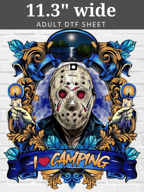 I Love Camping DTF Sheet | Ready To Press