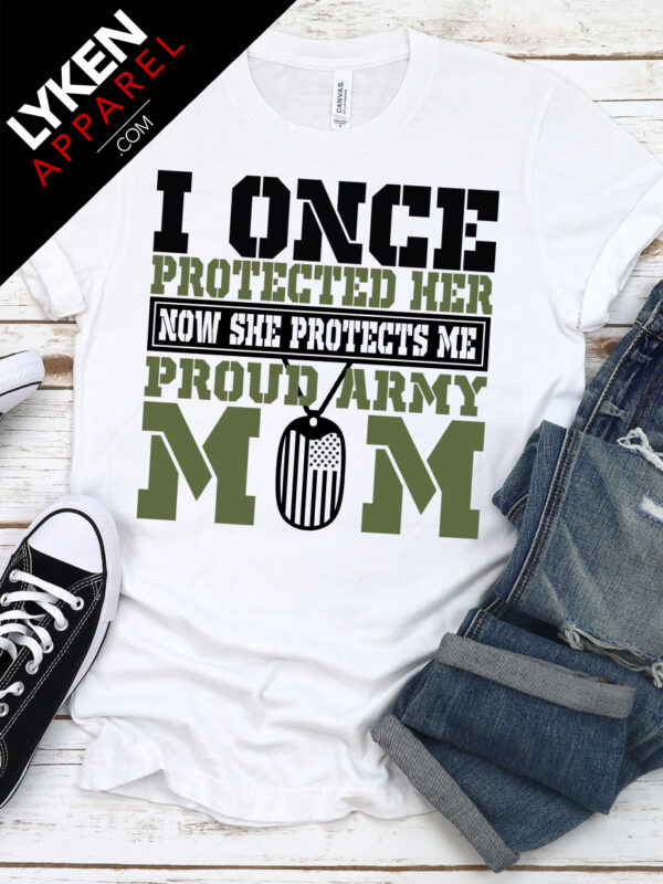 Proud Army Mom - Daughter | Premium T-Shirt