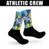 Black Bottom Athletic Socks | Customizable