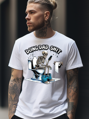 Doing Dad Shit | White Premium T-Shirt