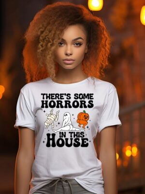 There's Some Horrors in This House | White Premium T-Shirt