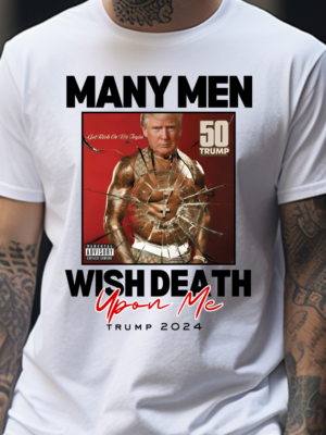 Many Men Trump 2024 V3 | White Premium T-Shirt