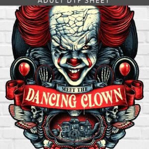 Meet The Dancing Clown DTF Sheet | Ready To Press