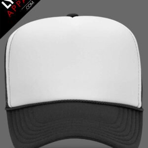 Black and white Foam SnapBack | Customizable