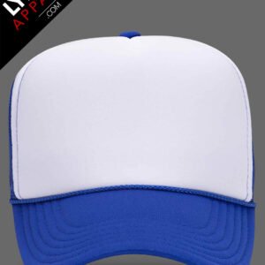 Royal Blue and White Foam SnapBack | Customizable