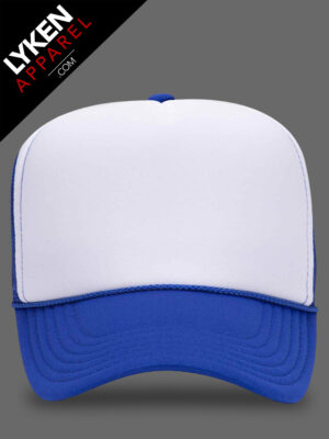 Royal Blue and White Foam SnapBack | Customizable