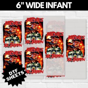 Nightmare Bitches Be Trippin DTF Sheet | Ready To Press