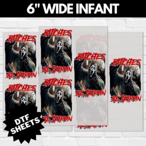 Scream Bitches Be Trippin DTF Sheet v1 | Ready To Press