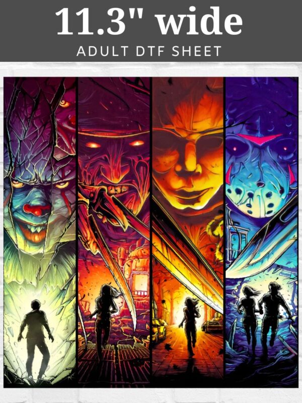 Halloween Nightmare DTF Sheet | Ready To Press