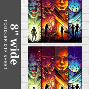 Halloween Nightmare DTF Sheet | Ready To Press