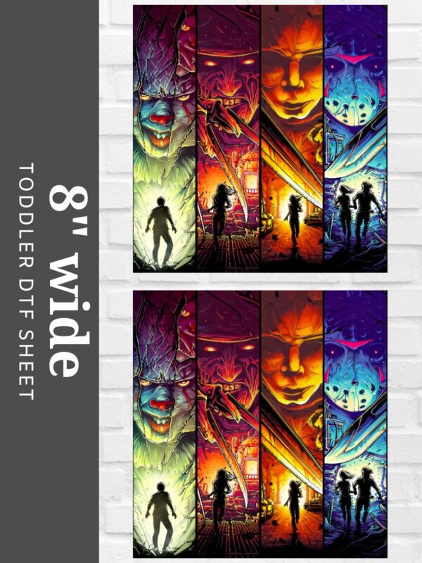 Halloween Nightmare DTF Sheet | Ready To Press