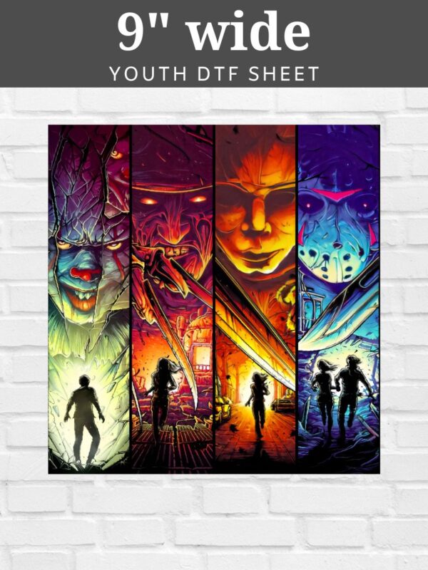 Halloween Nightmare DTF Sheet | Ready To Press