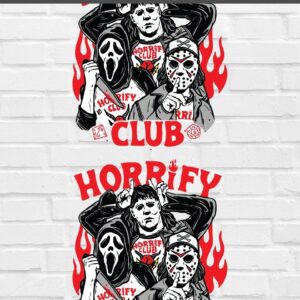 Horrify Club DTF Sheet | Ready To Press
