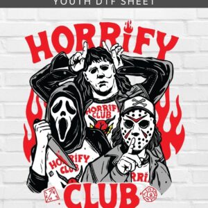 Horrify Club DTF Sheet | Ready To Press