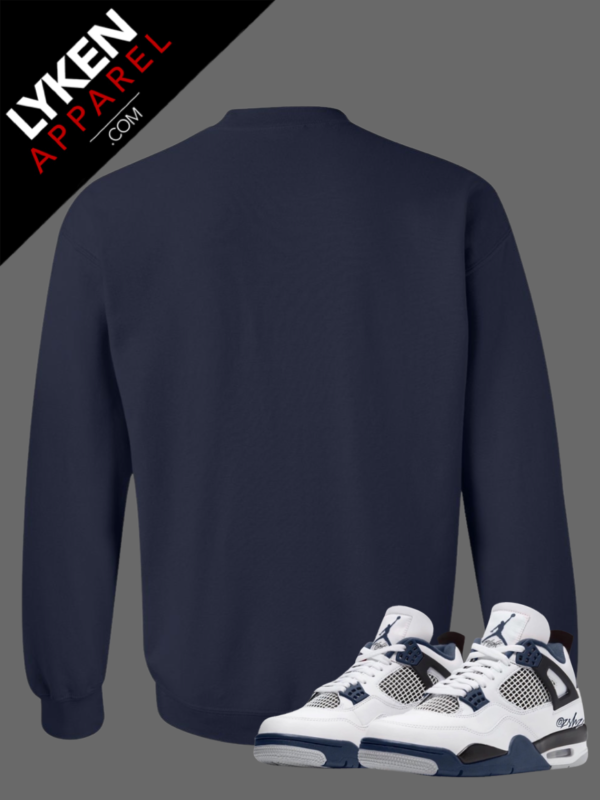 Navy Blue Premium Sweatshirt | Customizable