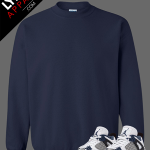 Navy Blue Premium Sweatshirt | Customizable