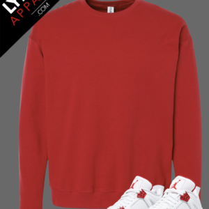 Red Premium Sweatshirt | Customizable