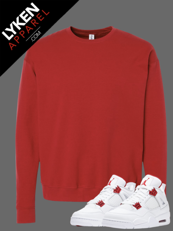 Red Premium Sweatshirt | Customizable
