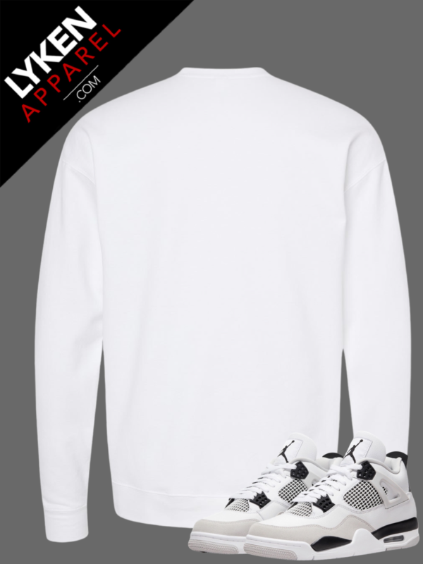 White Premium Sweatshirt | Customizable