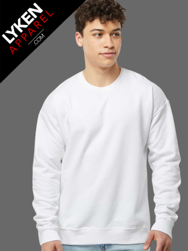 White Premium Sweatshirt | Customizable