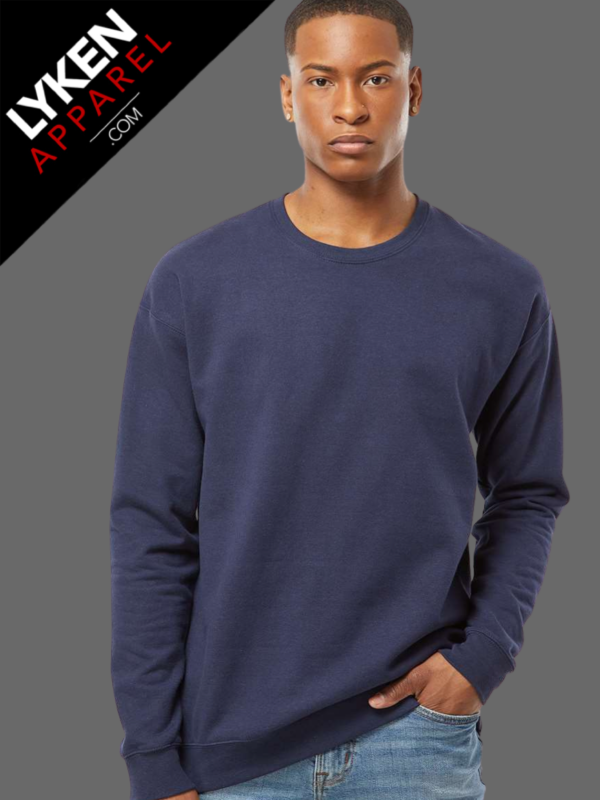 Navy Blue Premium Sweatshirt | Customizable