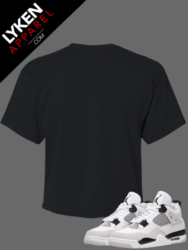 Black Premium Crop T-Shirt | Customizable