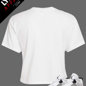 White Premium Crop T-Shirt | Customizable