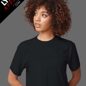 Black Premium Crop T-Shirt | Customizable