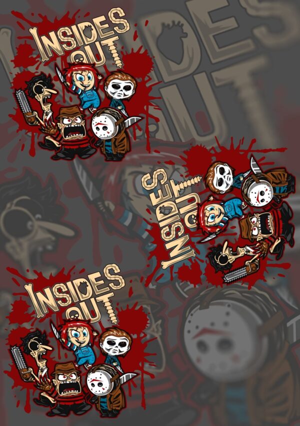 Insides Out DTF Sheet | Ready To Press
