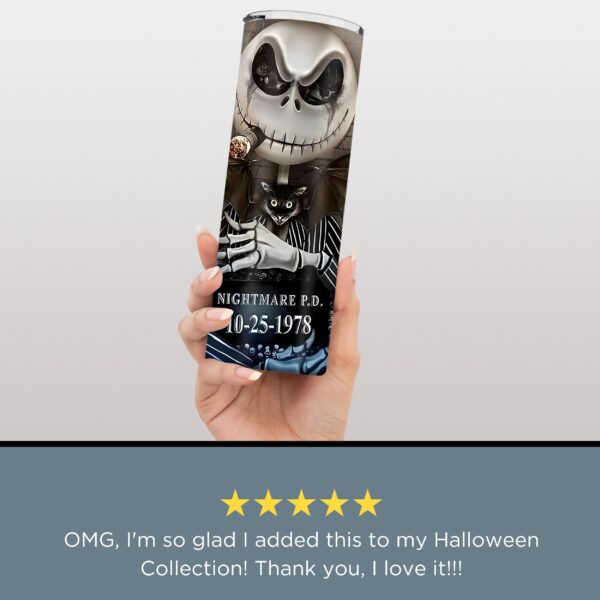 Jack & Sally Mugshot 20oz. Tumbler