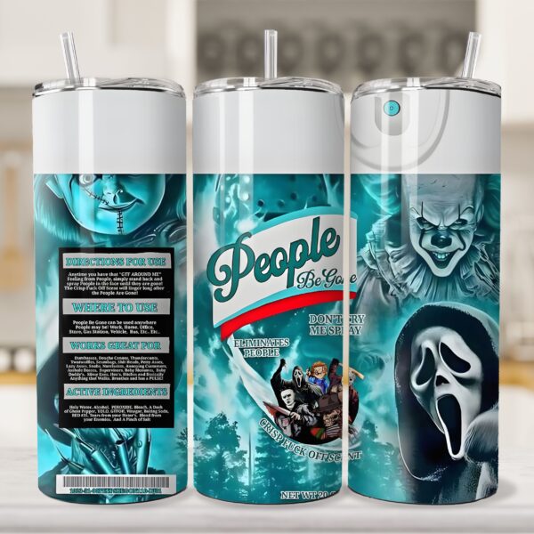 People Be Gone Horror Characters 20oz. Tumbler