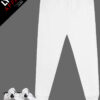 White Premium Fleece Joggers | Customizable