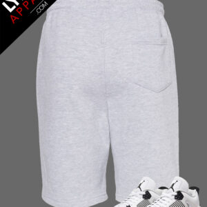 Grey Premium Fleece Shorts | Customizable
