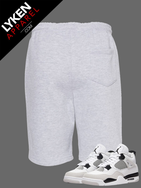 Grey Premium Fleece Shorts | Customizable