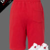 Red Premium Fleece Shorts | Customizable