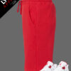 Red Premium Fleece Shorts | Customizable