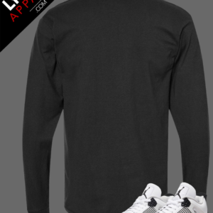 Premium-Long-Sleeve-T-Shirt-Black-Back.png Black Premium Long Sleeve T-Shirt | Customizable